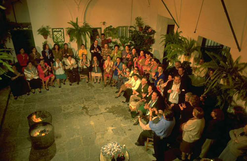 Zambombas tradicionales de Jerez